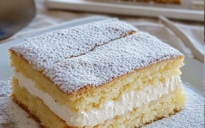 Zitronen Mascarpone Schnitten