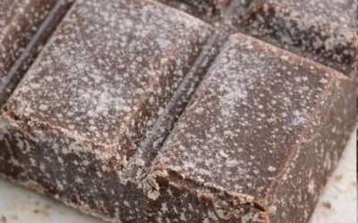 Mein Schokolade hat einen weißen, staubigen Belag – kann man das noch essen?