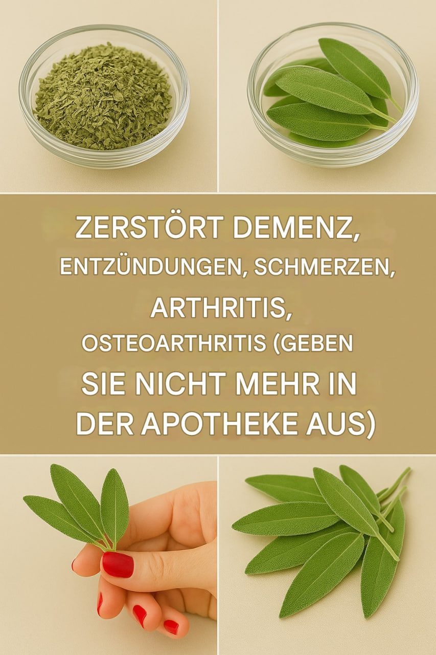Salbei: Ein natürliches Heilmittel für die Gesundheit des Gehirns, Entzündungen und Gelenkschmerzen