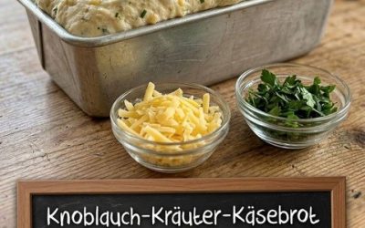 Knoblauch-Kräuter-Käsebrot in wenigen Minuten – Mein schneller Favorit aus der Küche