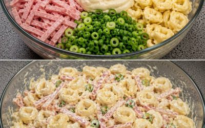 Tortellini Salat in 10 Minuten mit 1 Packung Kochschinken!