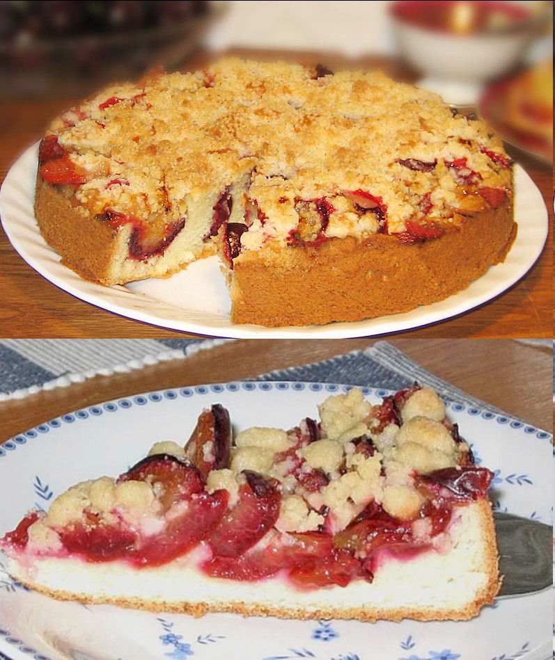 Zwetschgenkuchen mit Zimtstreuseln, Wie leckeeer!