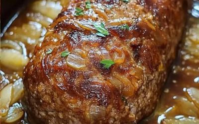 Der saftigste Zwiebel Hackbraten – Ein Rezept, das Sie immer wieder machen werden!