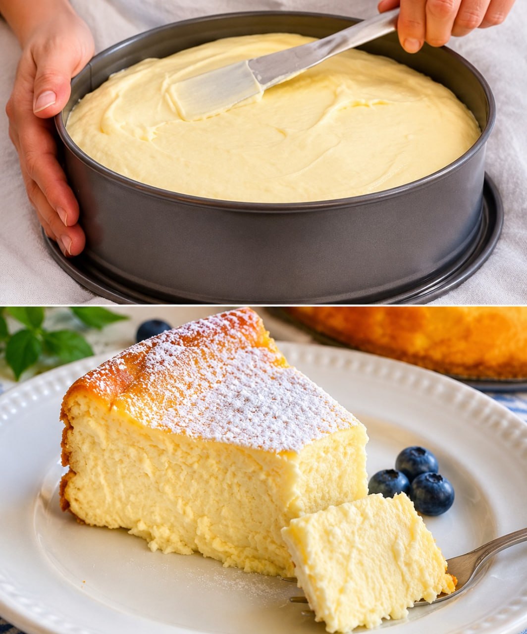Verführerisch lecker, 6 Minuten Quarkkuchen mit Pudding