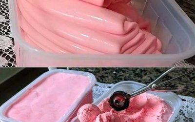 Erdbeereis ohne Eismaschine, 3 Zutaten