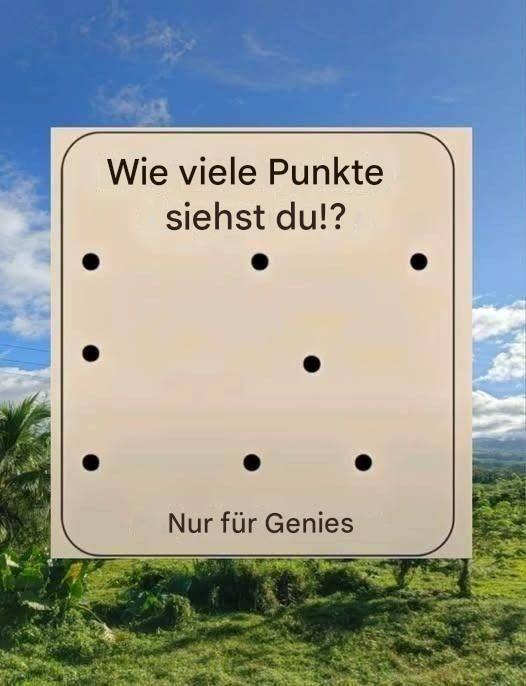 Dieses simple Punkträtsel treibt die Leute in den Wahnsinn.
