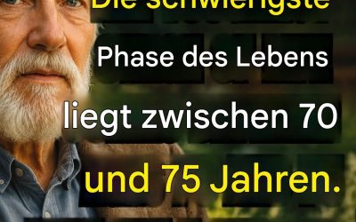 Zwischen 70 und 75 Jahren: 5 Aspekte, die diese Lebensphase herausfordernder machen können.
