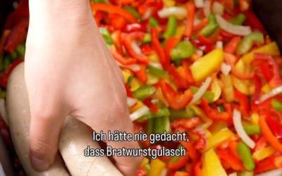 Bratwurst-Gulasch aus dem Airfryer – herzhaft, saftig und richtig schnell gemacht