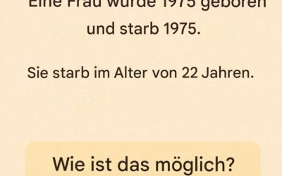 Ein Rätsel, das Ihr Gehirn auf die Probe stellt