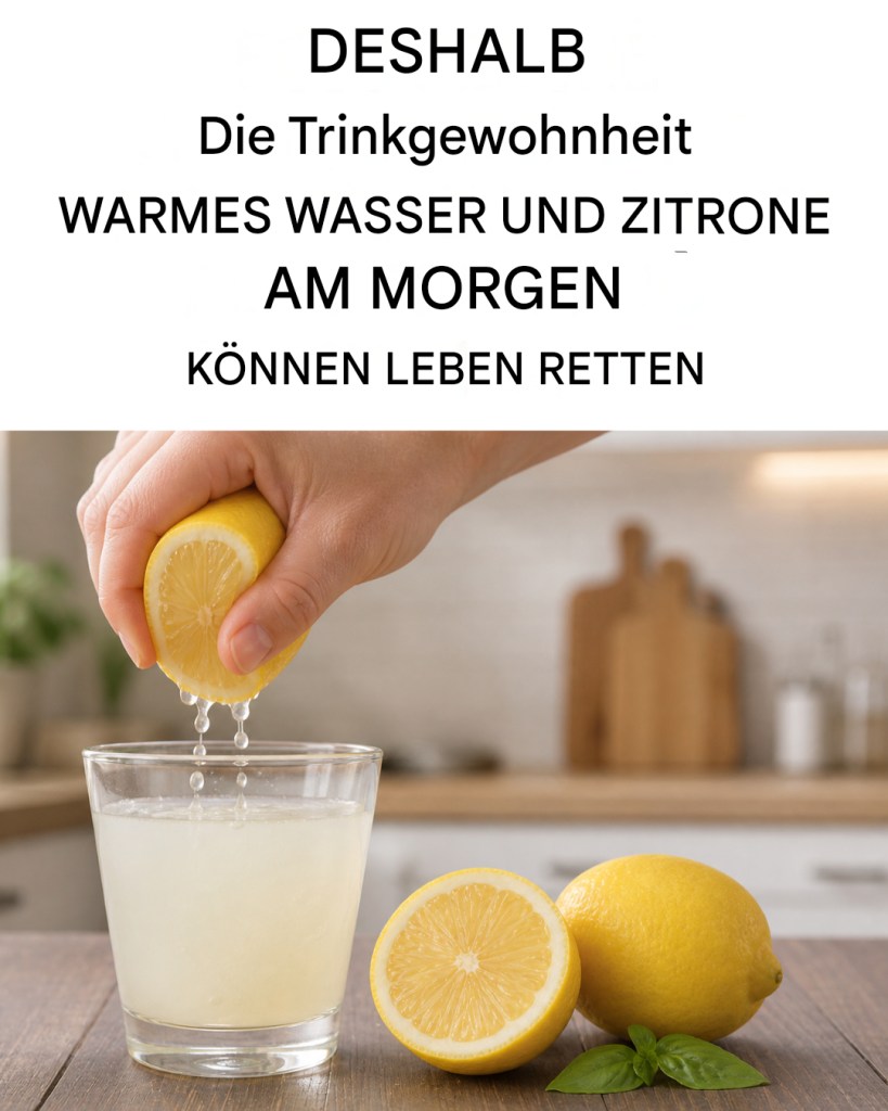 Warmes Wasser mit Zitrone am Morgen: Darum kann diese Gewohnheit unser Leben retten.