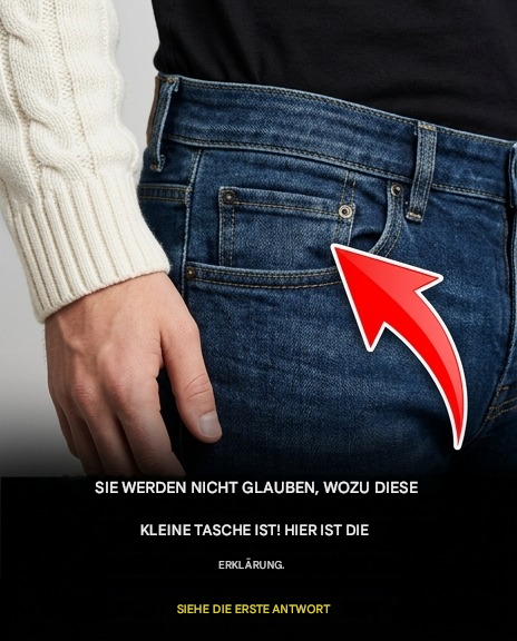 Warum haben Jeans so kleine Taschen? Die Erklärung.