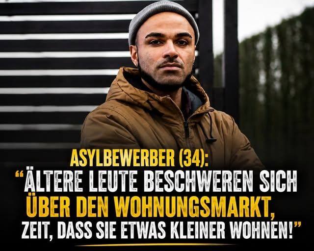 Asylbewerber (34): “Ältere halten den Wohnungsmarkt als Geisel, Zeit, sie zu zwingen, kleiner zu leben!