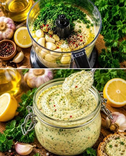 Hausgemachte Knoblauchcreme Rezept im ersten Kommentar