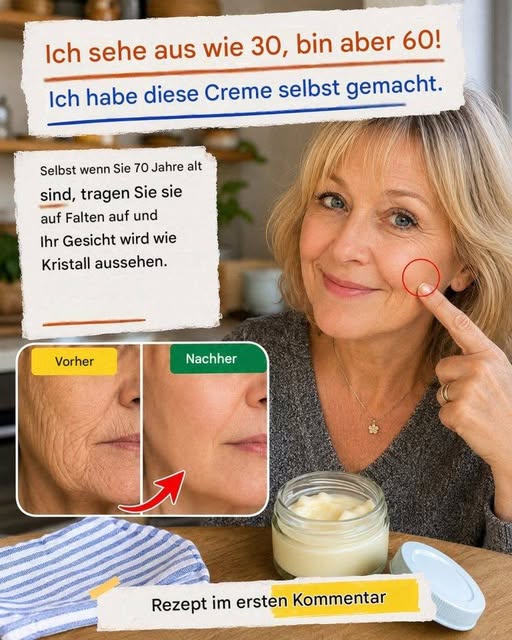 Hausgemachte Natroncreme: Reduziert Falten und Pigmentflecken mit einem natürlichen und preisgünstigen Mittel