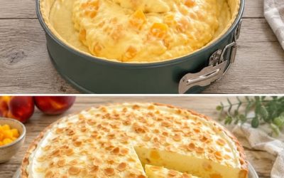 Dieser Pfirsichkuchen bringt den Sommer auf deinen Tisch! 🍑