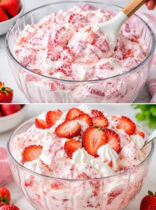 Besser als Eis, Erdbeer Joghurt Traum mit 4 Zutaten