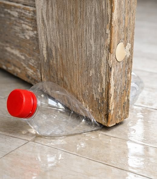 Legen Sie eine Plastikflasche unter die Tür und entdecken Sie einen selbstgemachten Trick, der viele mit seiner Praktikabilität und Wirtschaftlichkeit überrascht.