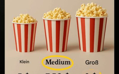 Kinos verkaufen nicht nur Snacks, sondern auch Psychologie. Hier ist das Geheimnis, warum Sie fast immer die große Portion kaufen.