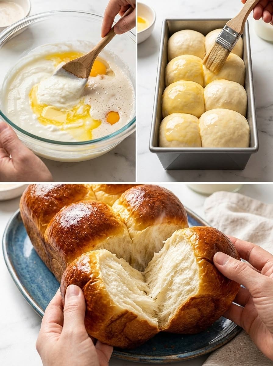 Express-Joghurt-Brioche – Fluffig wie eine Wolke, in 10 Minuten vorbereitet!