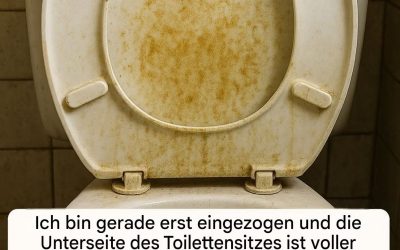 Wie reinige ich den Toilettensitz?