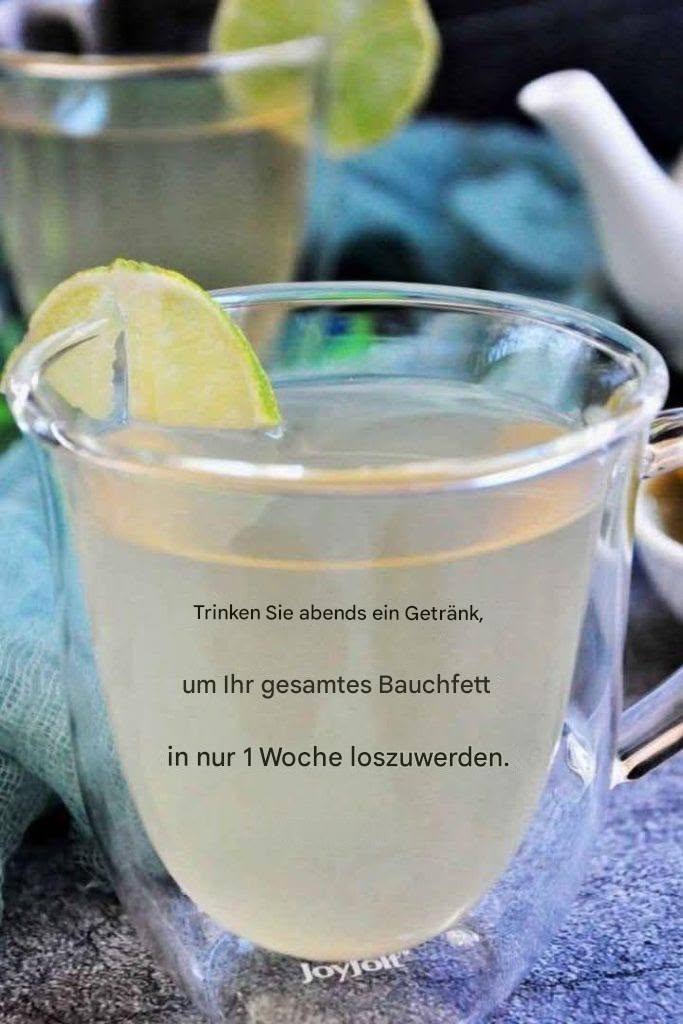 Trinken Sie es vor dem Schlafengehen, um Ihr gesamtes Bauchfett in nur 1 Woche zu verlieren.
