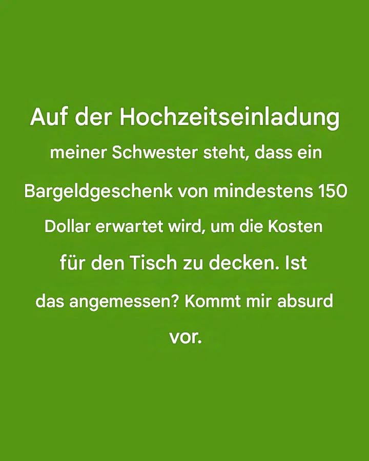 Ist es unhöflich, Hochzeitsgäste um ein Mindestgeschenk zu bitten?
