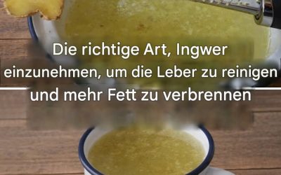Ingwertee: Reinigt die Leber, lindert Gelenkschmerzen und unterstützt die Gewichtsabnahme.