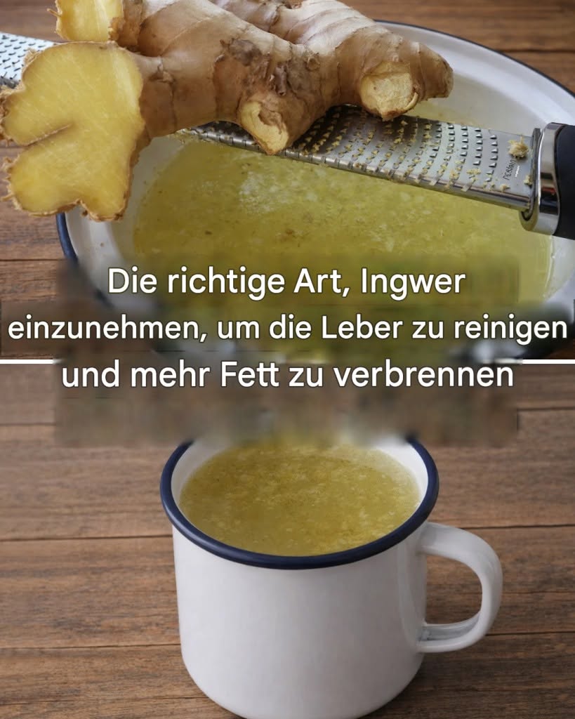 Ingwertee: Reinigt die Leber, lindert Gelenkschmerzen und unterstützt die Gewichtsabnahme.
