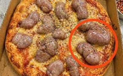Ich habe abends eine Pizza bestellt. Der Lieferfahrer hat sie mir gebracht.