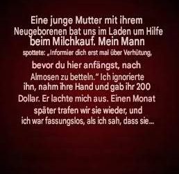 Eine einfache Geste der Freundlichkeit, die nachhaltig etwas bewirkt hat