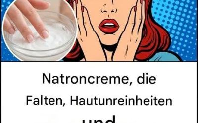 Natroncreme zur Glättung der Hautstruktur und zur Wiederherstellung der Gesichtsausstrahlung