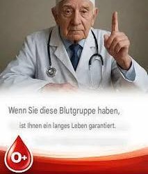 Wenn Sie diese Blutgruppe haben, ist Ihnen ein langes Leben nahezu garantiert.