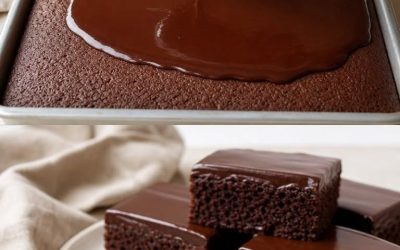 Der weltbeste Schokoladen-Blechkuchen