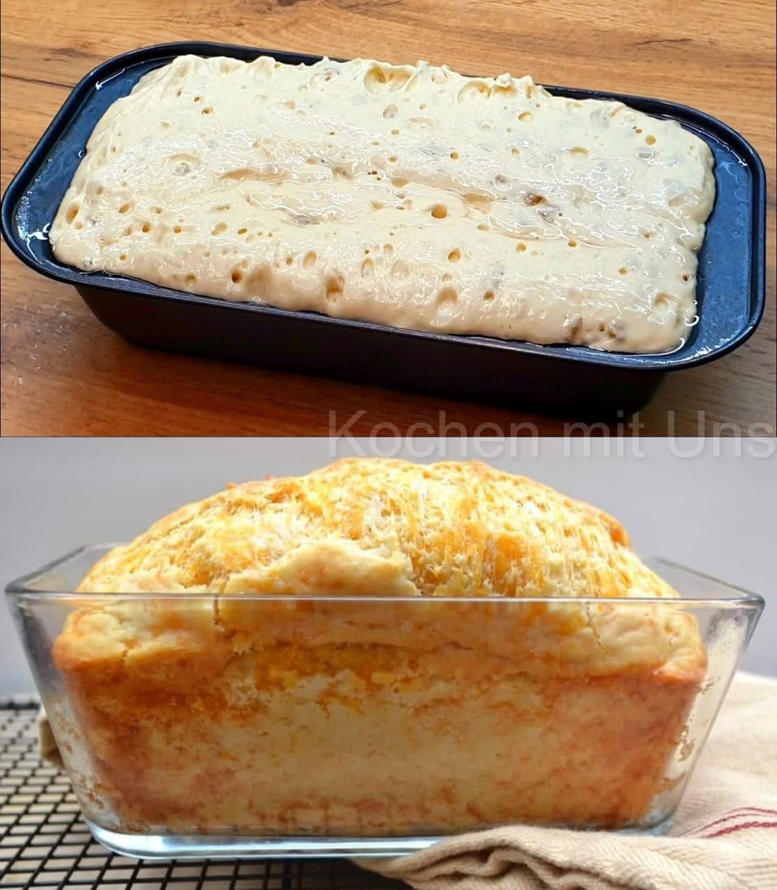 Käsebrot in 3 Minuten zubereitet, ein Tassenrezept!