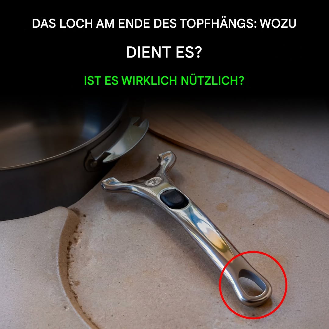 Der unerwartete Trick der winzigen Öffnung in Ihren Kochutensilien