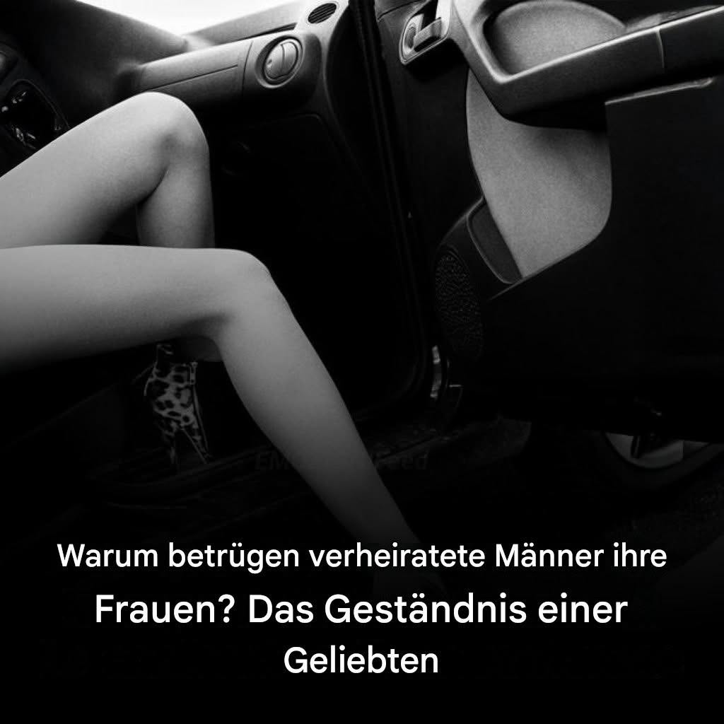 Eheliche Untreue: Die Geständnisse einer Mätresse werfen Licht auf die wahren Gründe verheirateter Männer