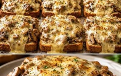 Jägertoast mit Käse überbacken in 10 Minuten