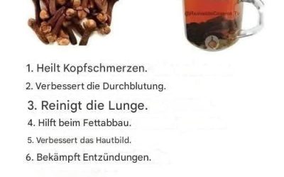 NELKENTEE: 18 KRAFTVOLLE ANWENDUNGEN FÜR DEINE GESUNDHEIT – DAS NATÜRLICHE HEILMITTEL IM BECHER