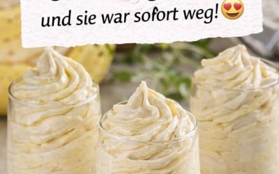 Bananenmousse in 5 Minuten fertig