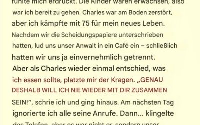 Nach 50 Jahren Ehe bat ich um die Scheidung, dann brach mir sein Brief das Herz.