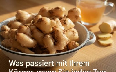 So wirkt sich Ingwer auf Ihren Körper aus, wenn Sie ihn täglich essen.