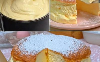 Klassischer Vanillekuchen mit Buttermilchsauce.
