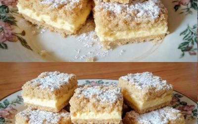 Traumhaft, 15 Minuten Vanillepudding Streuselkuchen vom Blech