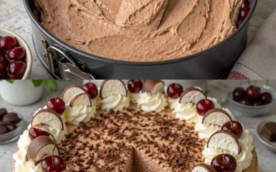 Kirschtorte mit Schokokuss