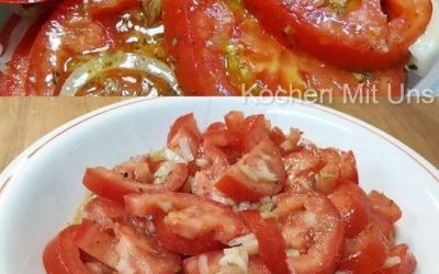 Italienischer Tomatensalat in paar Minuten fertig !
