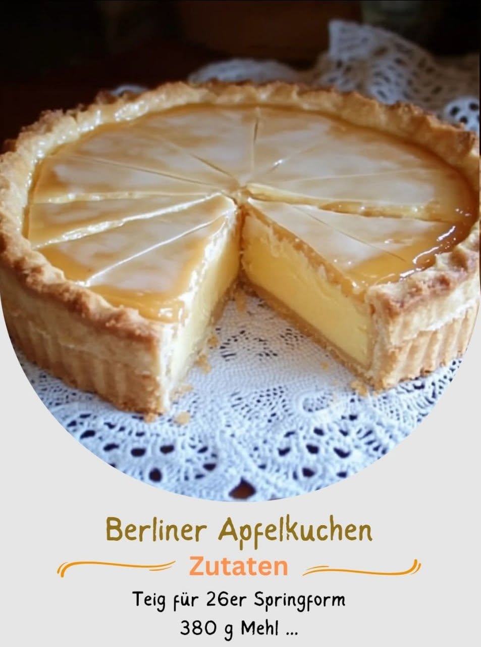 Berliner Apfelkuchen den ich jede Woche backe
