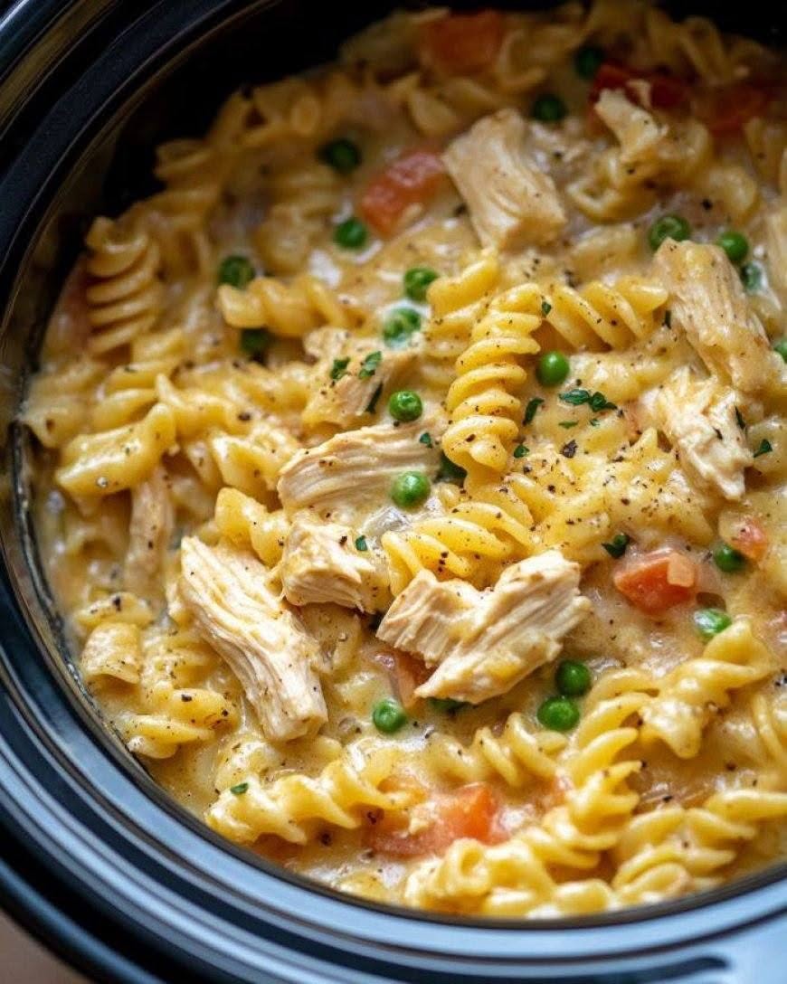 Pasta-Pastete aus dem Slow Cooker
