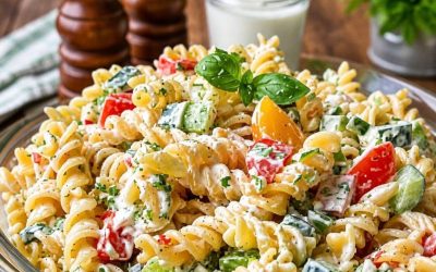 Nudelsalat Mit Joghurt Soße, Abgefahren lecker!