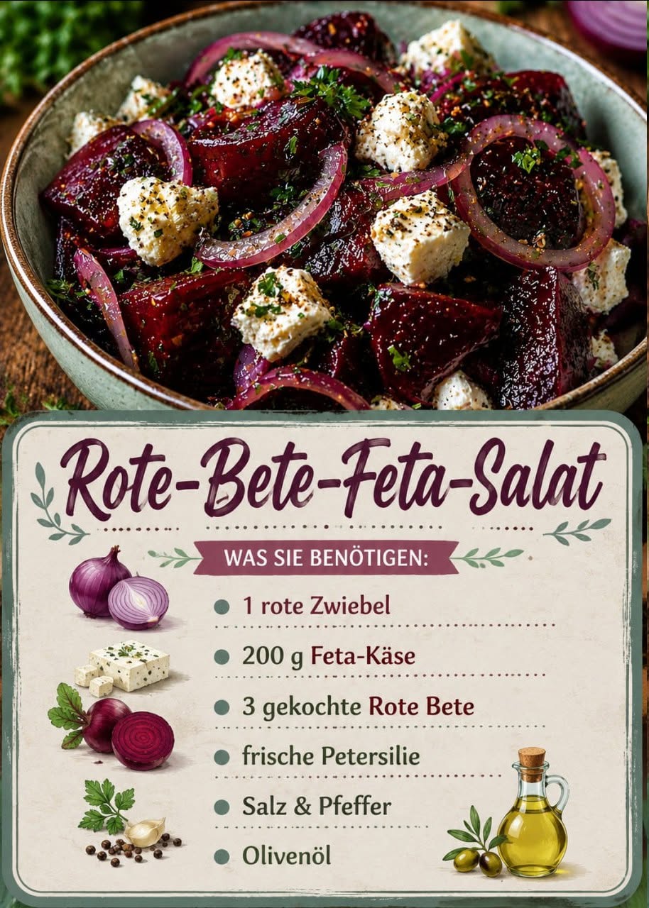 Rote-Bete-Feta-Salat