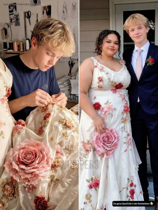 Meiner Tochter wurde gesagt, sie sei „zu groß“ für ihr geliebtes Ballkleid – woraufhin ihre beste Freundin ihr ein neues nähte, in dem sie ein Geheimnis versteckte. Nach einer schweren Zeit hatte sich eine junge Frau vollständig von der Welt zurückgezogen. Ihre Mutter versuchte alles, um sie wieder zum Lächeln zu bringen, doch nichts schien die unsichtbare Mauer zwischen ihnen durchbrechen zu können. Während überall die Vorbereitungen für den Abschlussball begannen, war Hazel überzeugt, dass dieser Abend niemals für sie bestimmt sein würde. Was sie jedoch nicht wusste: Jemand arbeitete still im Hintergrund an einer Überraschung, die weit mehr sein sollte als nur ein Kleid. Und als der große Abend schließlich näher rückte, sollte eine einzige Geste zeigen, dass Hoffnung manchmal aus der unerwartetsten Richtung zurückkehrt.
